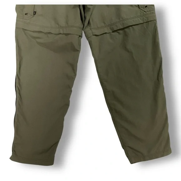 REI Mens Convertible Cargo Hiking Pants Sz M Zip Off Green Hiking Travel - Picture 7 of 11